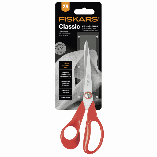 Fiskars - Classic Left-Handed Universal Scissors 21cm 1