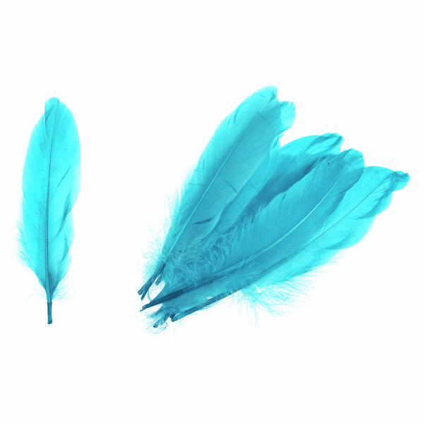 Trimits - Goose Feathers - Turquoise 1