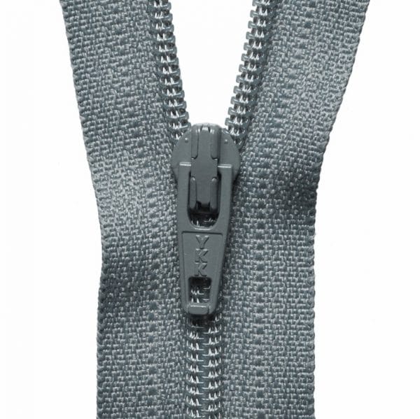 YKK Nylon Dress and Skirt Zips - 20cm/8in - Mid Grey 1