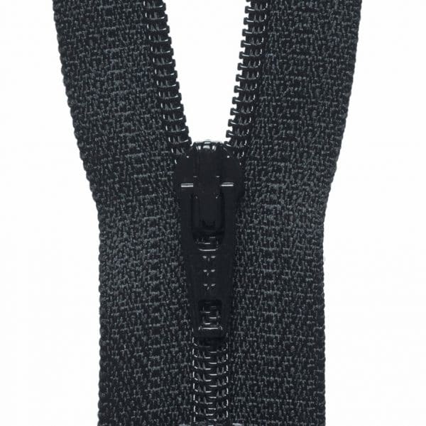 YKK Nylon Dress and Skirt Zips - 15cm/6in - Black 1