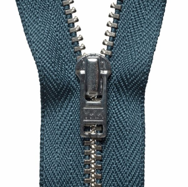 YKK Metal Trouser Zips - 20cm/8in - Charcoal 1