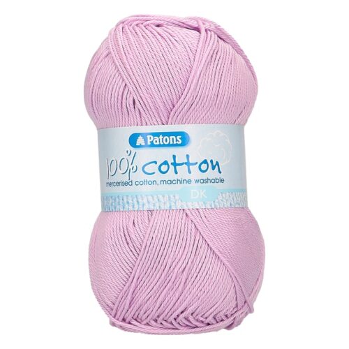 Patons 100% Cotton DK 100g - 02701 Lilac 1