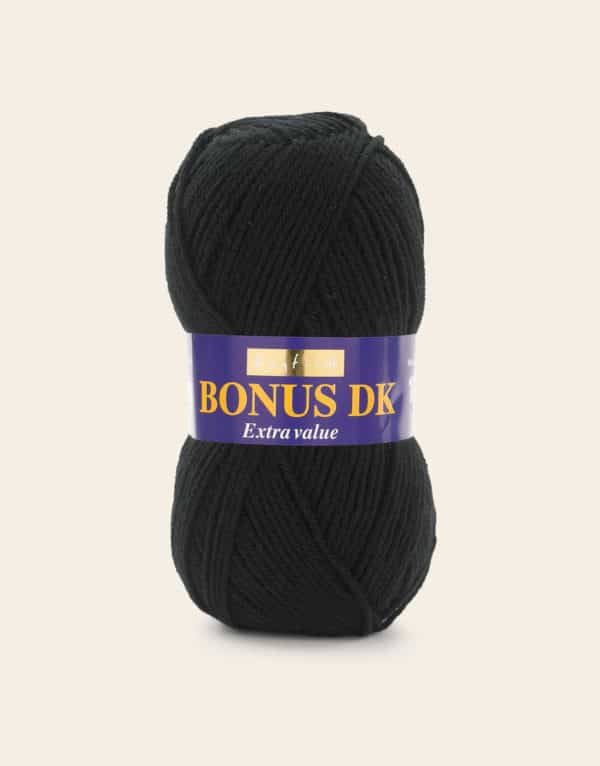 Sirdar - Hayfield Bonus DK 100g - 965 Black 1