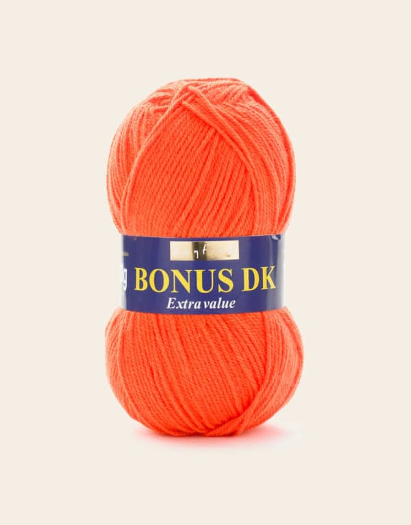 Sirdar - Hayfield Bonus DK 100g - 981 Bright Orange 1