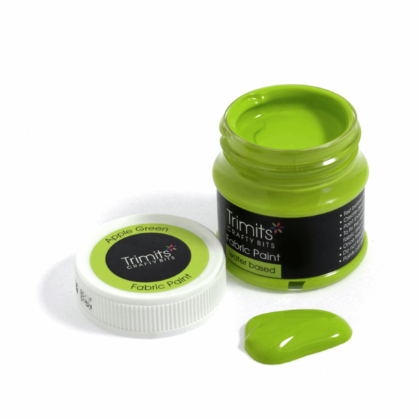 Trimits - Fabric Paint 50ml - Apple Green 2