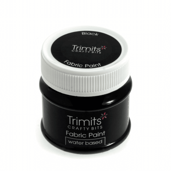 Trimits - Fabric Paint 50ml - Black 1