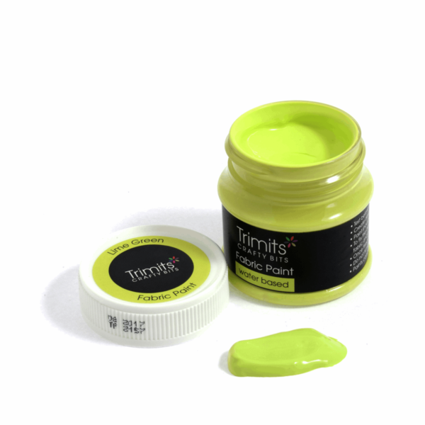 Trimits - Fabric Paint 50ml - Lime Green 2