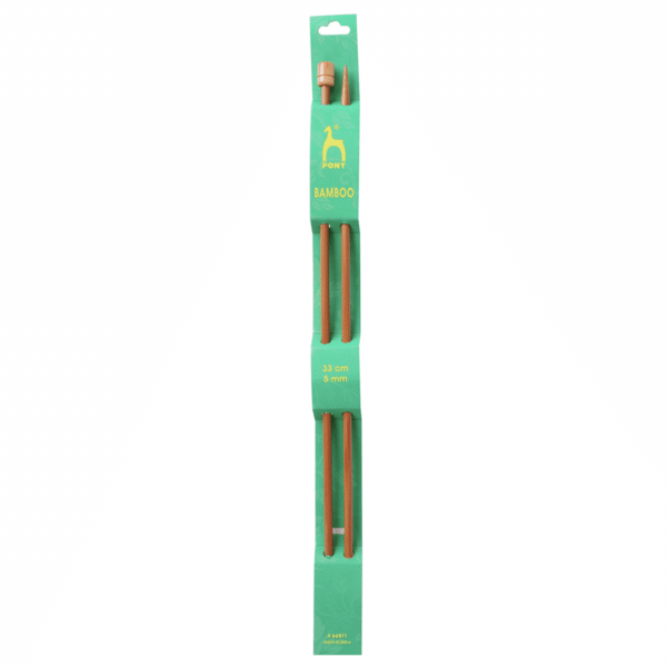 Pony Bamboo Knitting Needles - 5mm 1