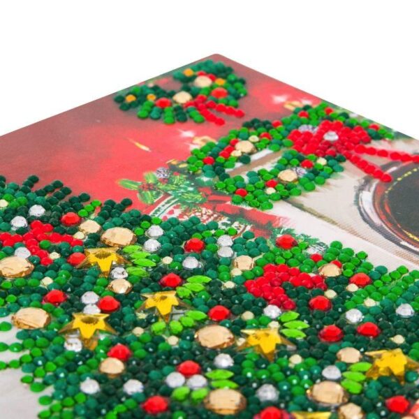 DIY Crystal Art Kits - Card Kit 18x18cm - Christmas Tree 2