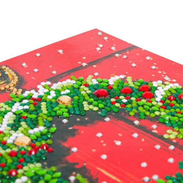 DIY Crystal Art Kits - Card Kit 18x18cm - Wreath 3