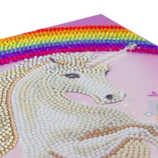 DIY Crystal Art Kits - Giant Card Kit - Unicorn Rainbow 3