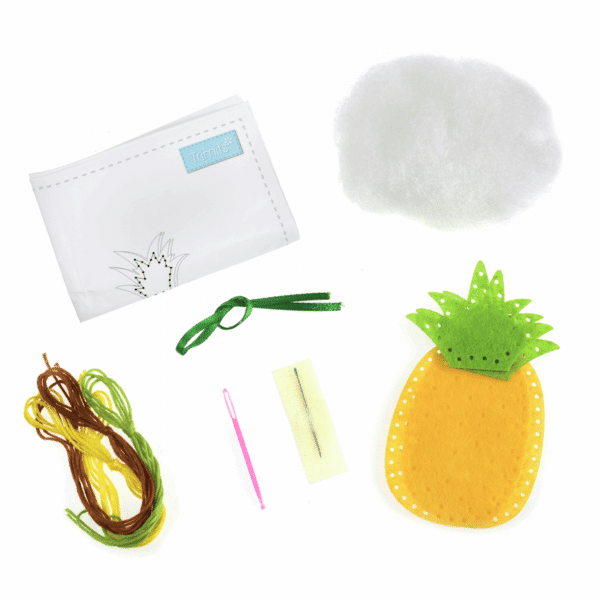 Trimits - Make Your Own Felt Decoration Kit - Pineapple 2