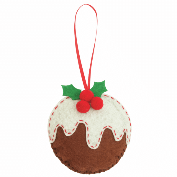 Trimits - Make Your Own Felt Decoration Kit - Christmas Pudding 3