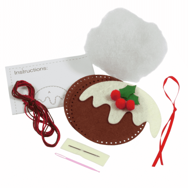 Trimits - Make Your Own Felt Decoration Kit - Christmas Pudding 2