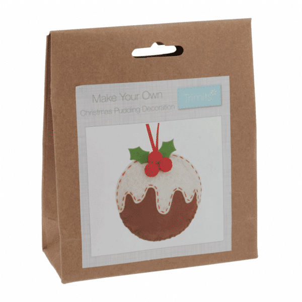 Trimits - Make Your Own Felt Decoration Kit - Christmas Pudding 1