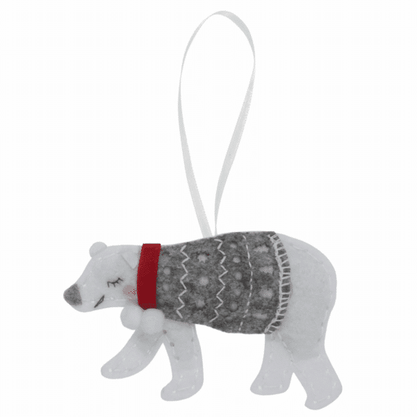 Trimits - Make Your Own Felt Decoration Kit - Polar Bear 3