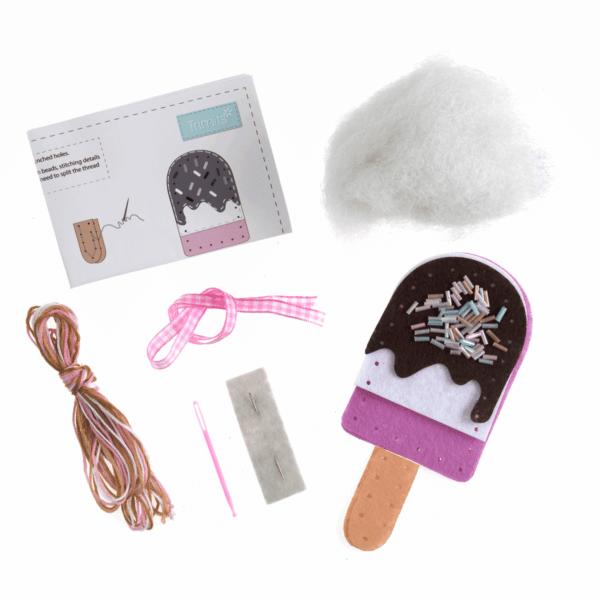 Trimits - Make Your Own Felt Decoration Kit - Ice Lolly 2