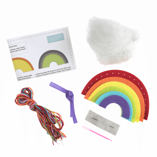 Trimits - Make Your Own Felt Decoration Kit - Rainbow 2