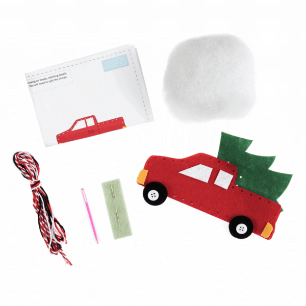Trimits - Make Your Own Felt Decoration Kit - Christmas Tree Truck 2