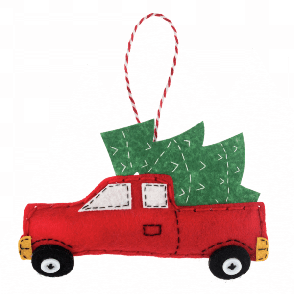 Trimits - Make Your Own Felt Decoration Kit - Christmas Tree Truck 3