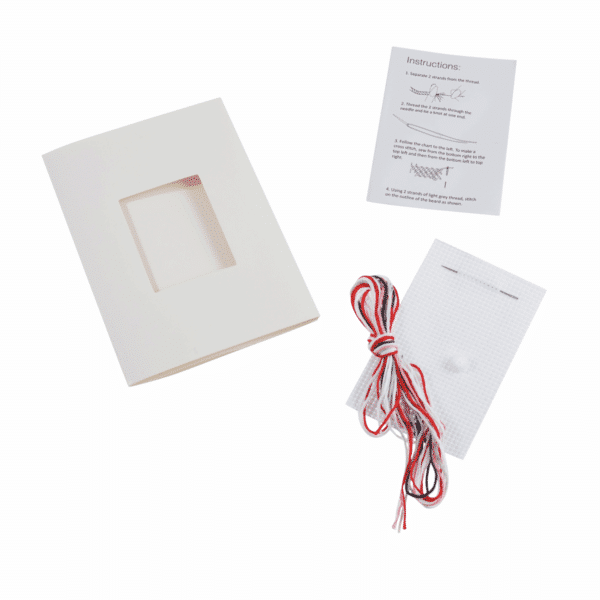 Trimits - Cross Stitch Greeting Card Kit - Santa 2