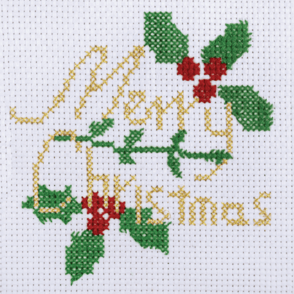 Trimits - Stitch Your Own Cross Stitch Kit - Merry Christmas 3