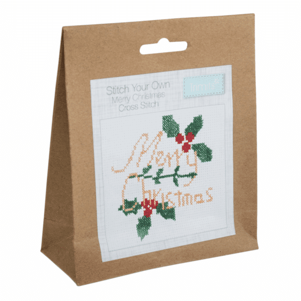 Trimits - Stitch Your Own Cross Stitch Kit - Merry Christmas 1