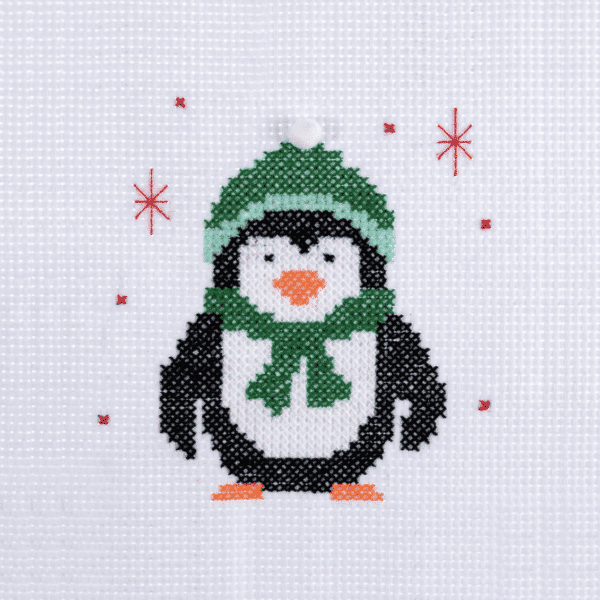 Trimits - Stitch Your Own Cross Stitch Kit - Penguin 3