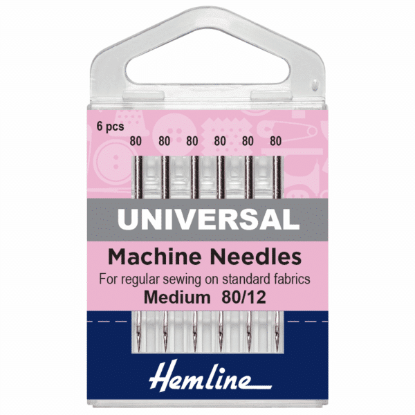 Hemline - Sewing Machine Needles - Universal - Size 80/12 1