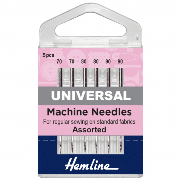 Hemline - Sewing Machine Needles - Universal - Assorted Sizes 1