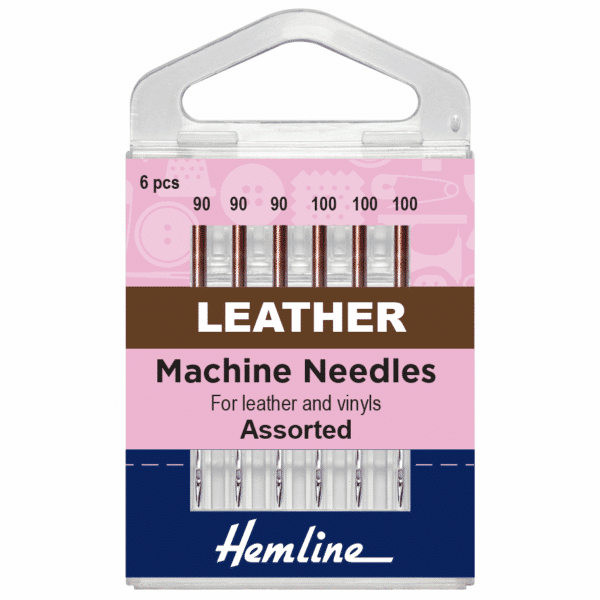 Hemline - Sewing Machine Needles - Leather - Assorted Sizes 1