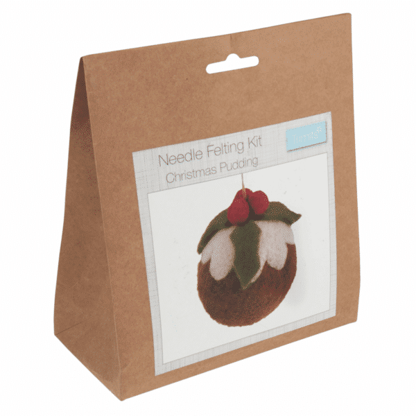 Trimits - Needle Felting Kit - Christmas Pudding 1