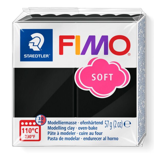 Fimo Soft Modelling Clay - Black 1