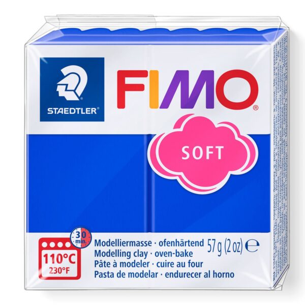 Fimo Soft Modelling Clay - Bright Blue 1