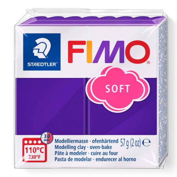 Fimo Soft Modelling Clay - Plum 1