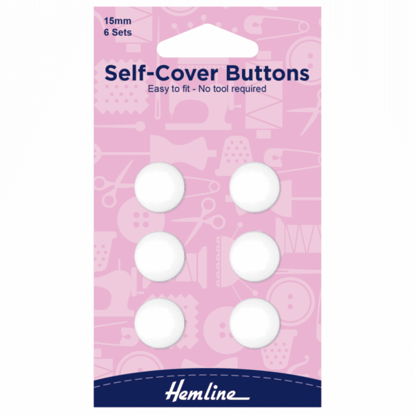 Hemline - Self Cover Buttons - 15mm 1