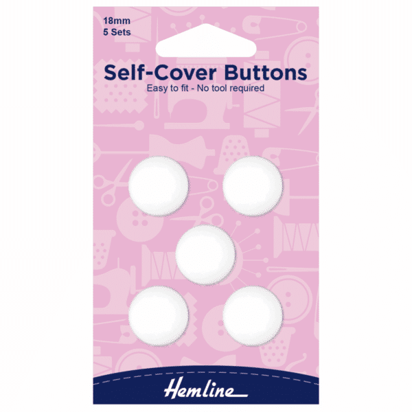 Hemline - Self Cover Buttons - 18mm 1