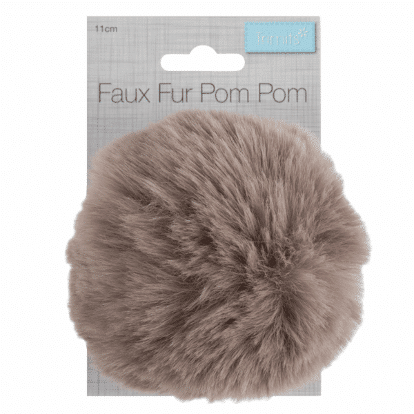 Trimits - Faux Fur Pom Pom - Mink 1