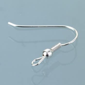 Efco - Ear Wire - Fishing Hook - 20mm - Silver Plated 1