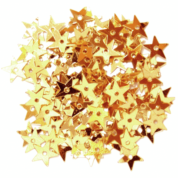 Craft Factory - Sequins - Gold Stars - 10mm 1