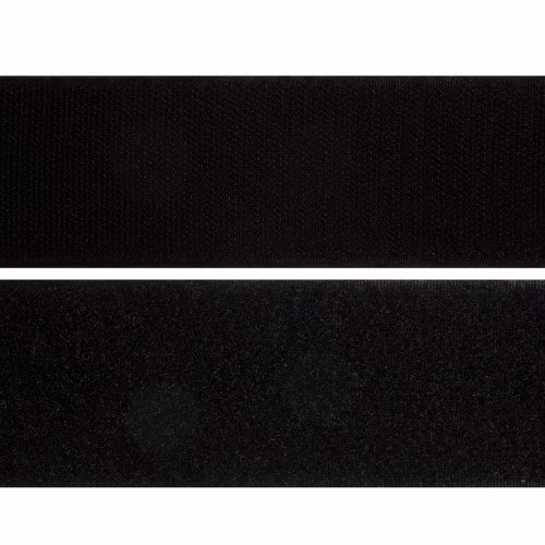 Velcro - Stick & Stick Black Hook & Loop Tape 50cm 2