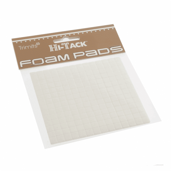 Trimits - Hi-Tack Foam Pads - Square - 2mm x 7mm x 7mm 1