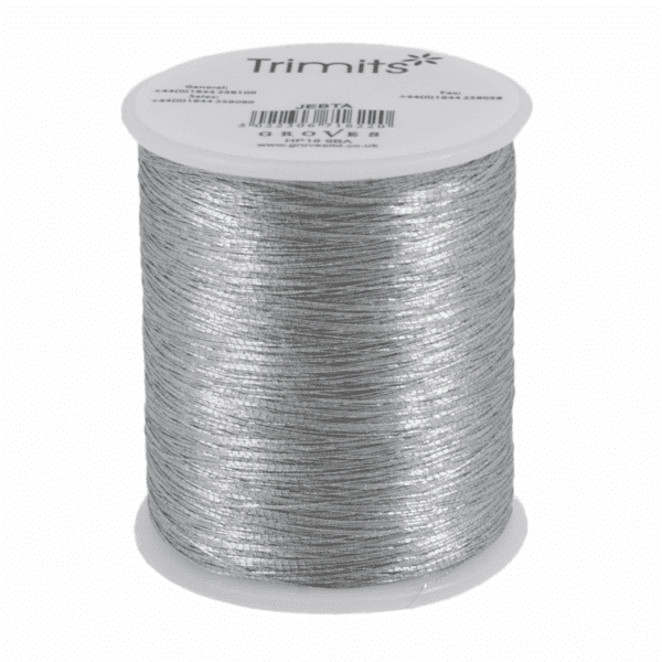 Trimits - Embroidery Thread - Metallic - Silver - 180m 1