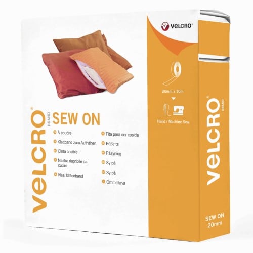 Velcro - Sew & Sew White Hook & Loop Tape 1