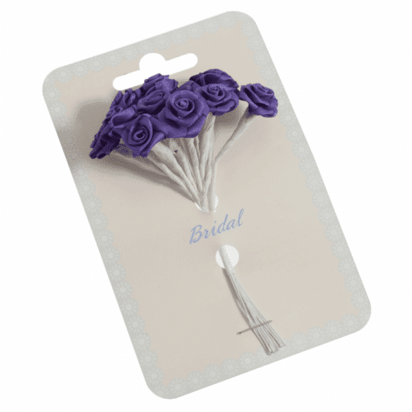Occasions - Ribbon Roses - Light Purple - 15mm 1