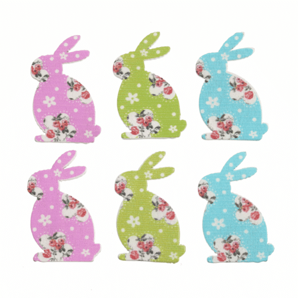 Trimits - Craft Embellishments - Floral Rabbits 1
