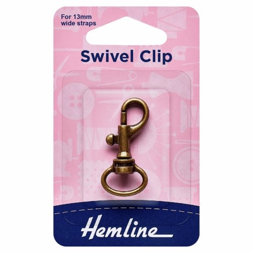 Hemline - Swivel Clip - Bronze 1