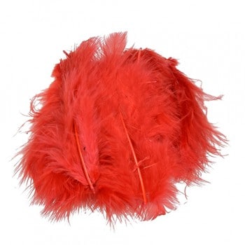 Efco - Marabou Feathers - Red 1