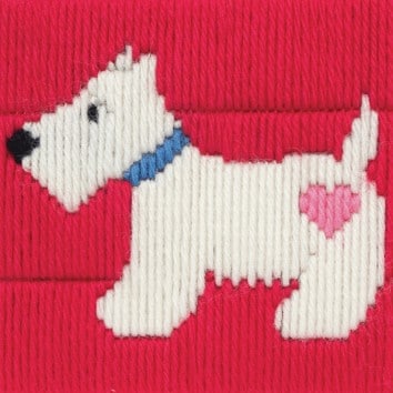 Anchor - 1st Long Stitch Kit - Joe The Westie Dog 2