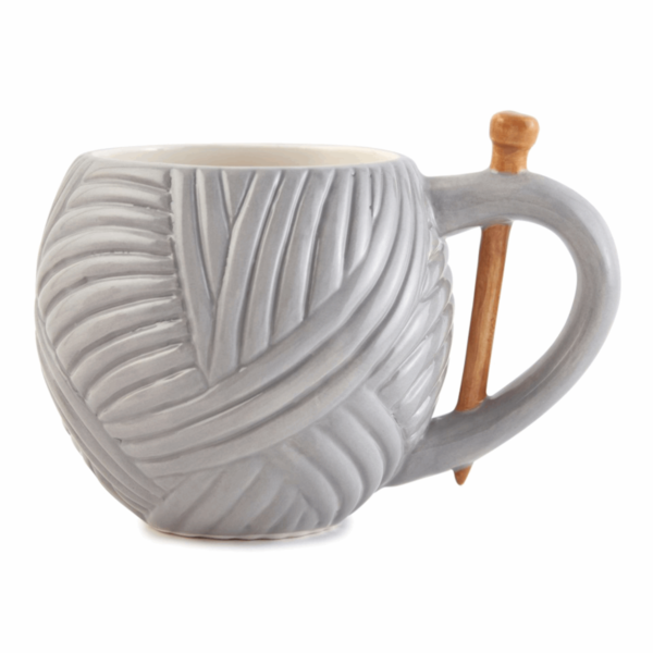 Mug - Yarn Ball Design - Grey 1